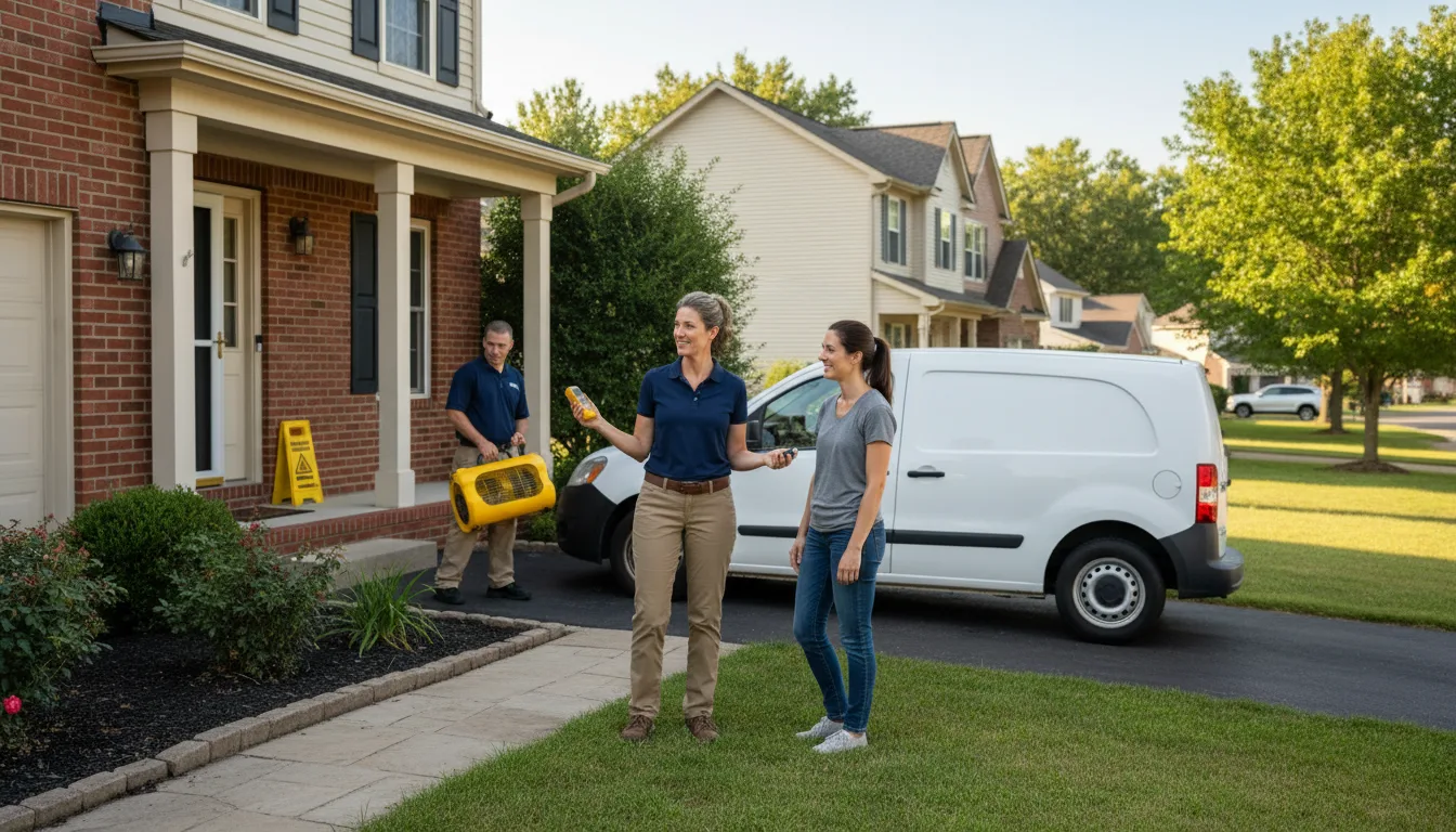 Water restoration image for Water Damage & Restoration Services in Woodbine, IA